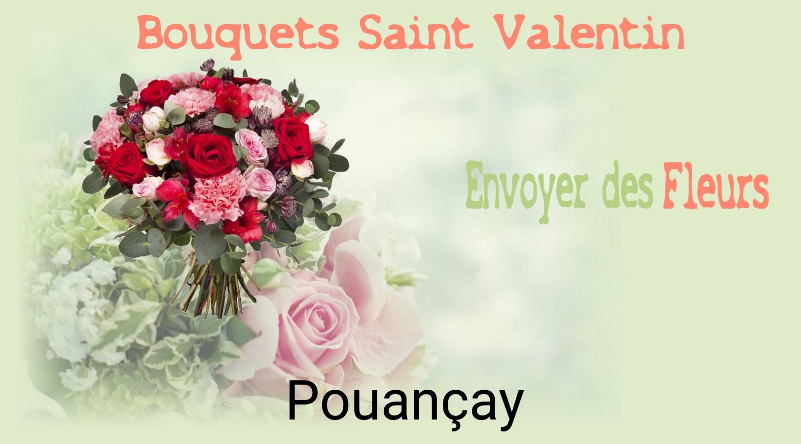 Roses de Saint-Valentin livrées à Pouançay